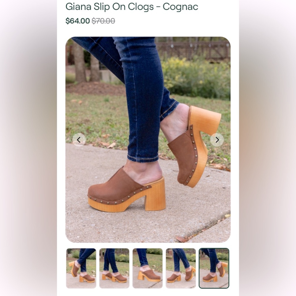 MIA clogs gently used size 7